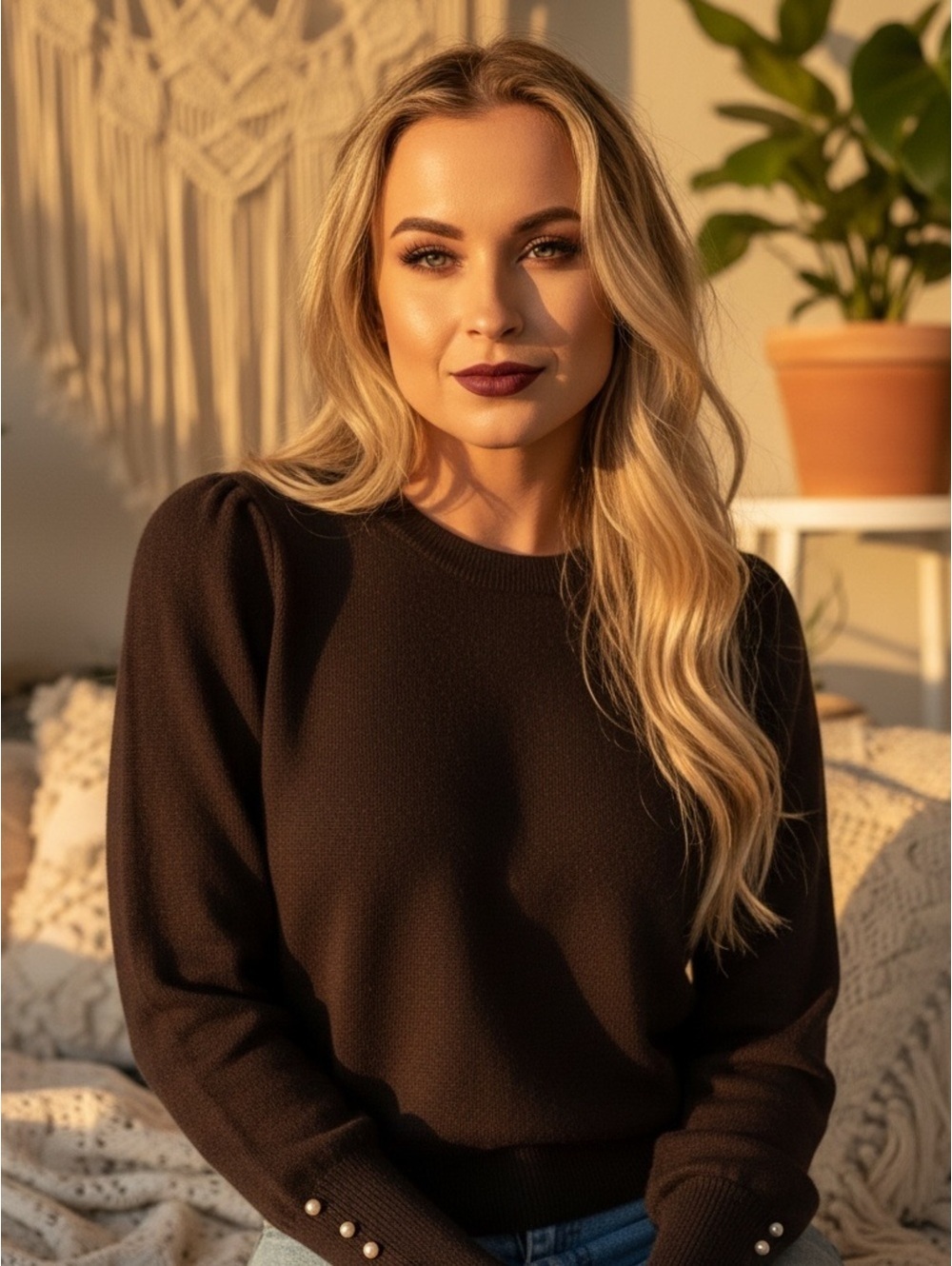 Medium Black Fashion Nova Women's Crewneck Sweater